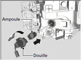 Ampoules de feux de freinage, feux arrière, feux de position latéraux arrière et clignotants arrière