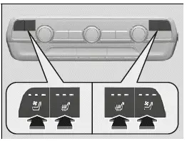 Chauffe-sièges et ventilation des sièges avant