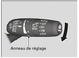 Essuie-glaces automatiques à intermittence