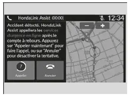 Notification automatique de collision