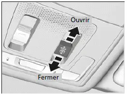 Utilisation du commutateur de pare-soleil